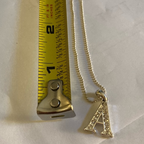 A Necklace-The letter A-costume jewelry - Picture 6 of 8